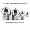 10pcs 304 Magnetic Stainless Steel Float Ball Switch Accessories 52x52x15mm Water Level Detection for Industrial Use