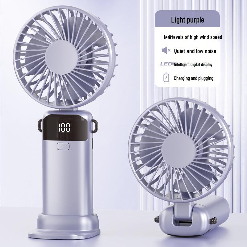 Portable Folding Neck Fan with Ice Compress for Outdoor Cooling 112*163*62 mm