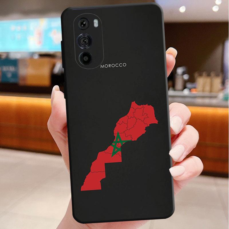 

Phone Case For Motorola Edge 50 40 Pro 60 50 40 30 Ultra Neo Fusion Moto G85 G72 G53 G54 G84 G13 G32 Morocco Flag Passport Moto G32