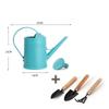 Watering Can Garden Tool Set Large Capacity 2L with Portable Handle Watering Pot for Courtyard Bonsai Yard Lawn Outdoor Plants
