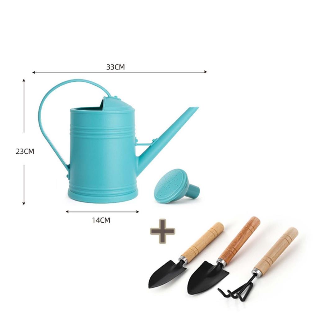 Watering Can Garden Tool Set Large Capacity 2L with Portable Handle Watering Pot for Courtyard Bonsai Yard Lawn Outdoor Plants