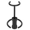 Razor Holder Modern Non Slip Quick Drying Practical Matte Black Metal Shaver Hanger Shaving Brush Stand