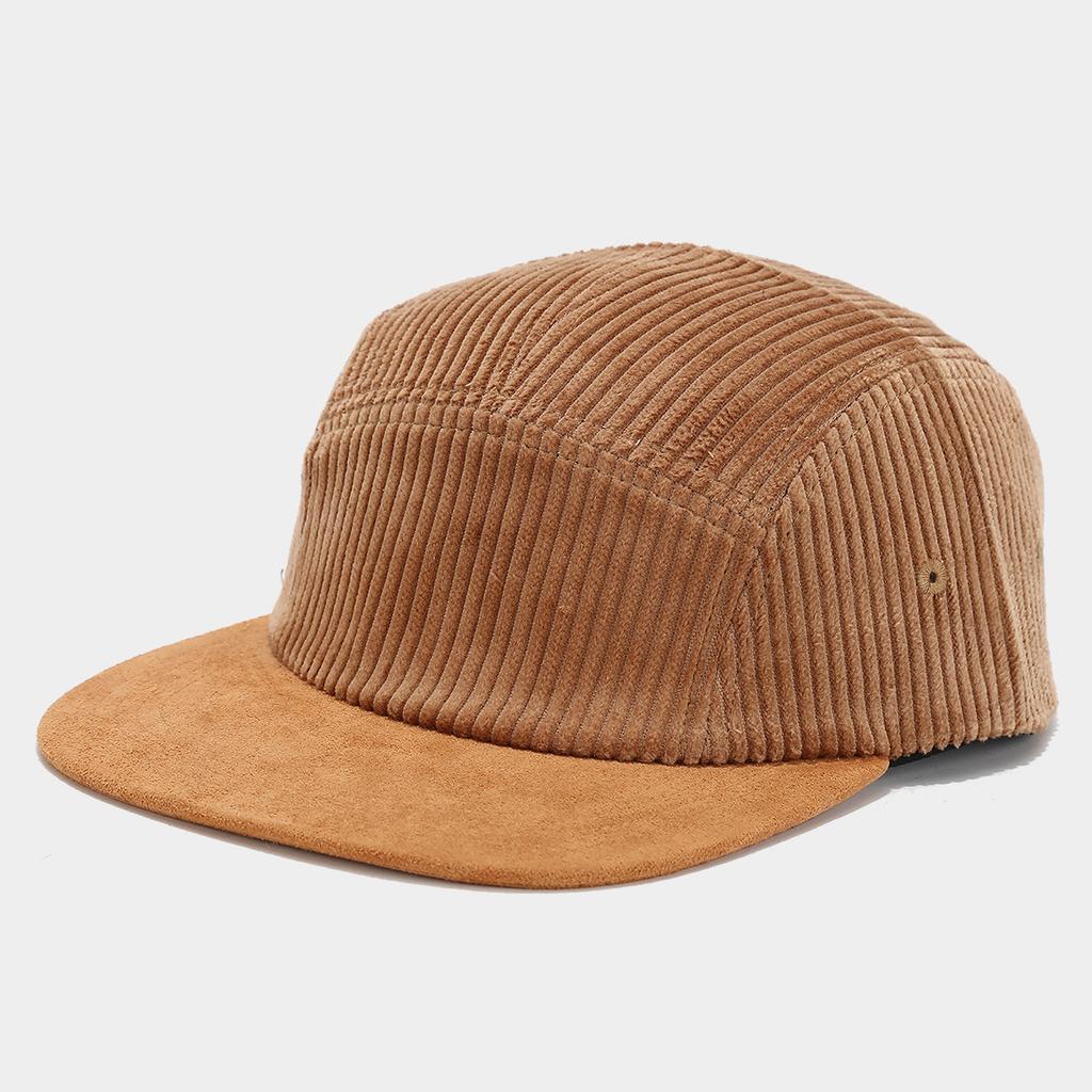 New Corduroy Color Matching Board Hip-hop Hat Men's European and American Fashion Retro Versatile Flat Brim Hat Women's Tide Brand Cap