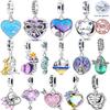 New Incopper Love Heart Shape Series Charms Fit Original Bangle Charm Bead Pendent Dangle Bracelet Diy Women Jewelry Gift