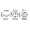Basin Bathroom Ceramic Basin Sink Round Ring Hollow Overflow Cover Sink Basin Cap Spare Cover