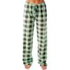 Women's Stretch Plaid Pajama Pants - Imitation Cotton Rayon with Drawstring