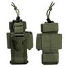1Pc Adjustable Radio Holder Bag Molle Two Way Radio Holster Pouch Holder Nylon Duty Storage Case Walkie Talkie Bag