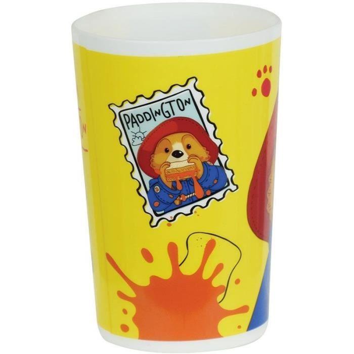 Lot vaisselle réutilisable - FUN HOUSE - PADDINGTON - Assiette, Assiette creuse, Verre, Gourde et boite à goûter