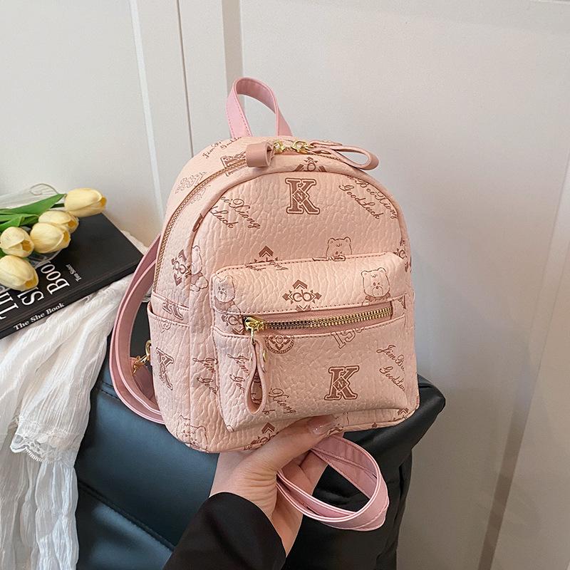 Schoolbag Mini Small Backpack Women's 1011 New Large Capacity Backpack Student School Bag Backpack Single Shoulder Women's Bag Wholesale