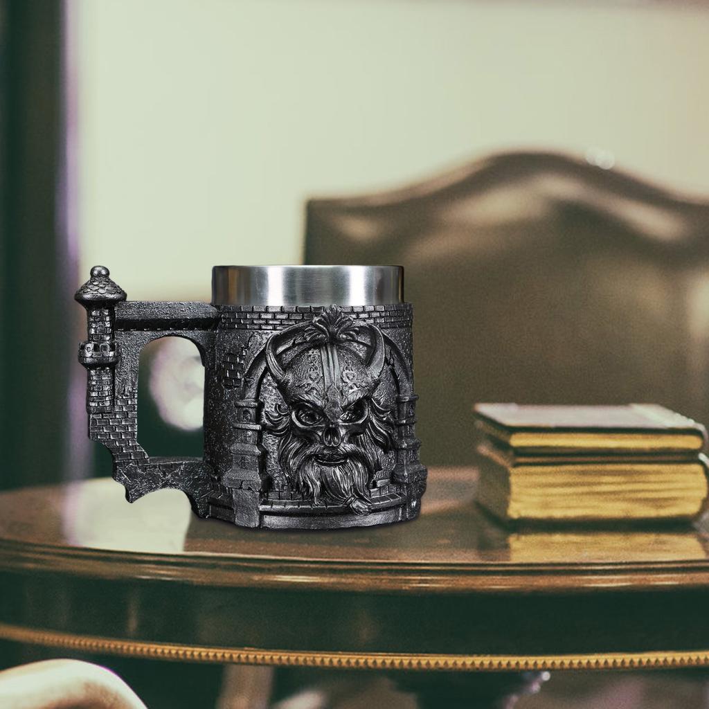 Stainless Steel Drinking Water Cup Coffee Cup Beer Cup; Men's Gift; Father's Day Gift; Party Decoration (capacity 450 Ml)