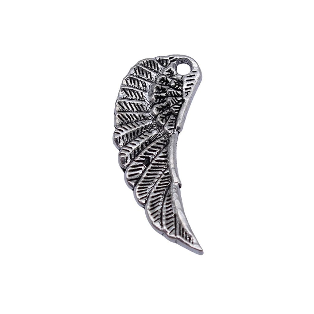 Feather Wing Charms Antique Alloy Pendants For Bohemian Jewelry Making