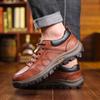 Large Men's Casual Shoes for Autumn and Winter 2023 New Outdoor Hiking Shoes with Low Cut