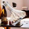 Premium Quick-Use Crystal Glass Wine Decanter with Lid