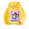 Kids' Retro Anime K-Pop Hoodie - Long Sleeve, Spring/Autumn Casual Wear for Boys & Girls