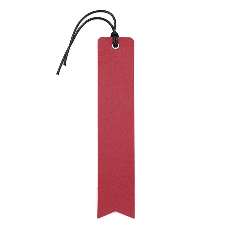 In Stock Cross-border PU Leather Laser Bookmark Strap.