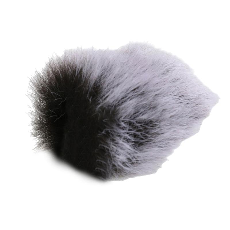 Outdoor Recording Wind Muff Cover 2 Pack, Camera Top Windscreen with Soft Outer Layer, Slip On Form, 3.5 x 3.5 cm Size Check for Travel Use