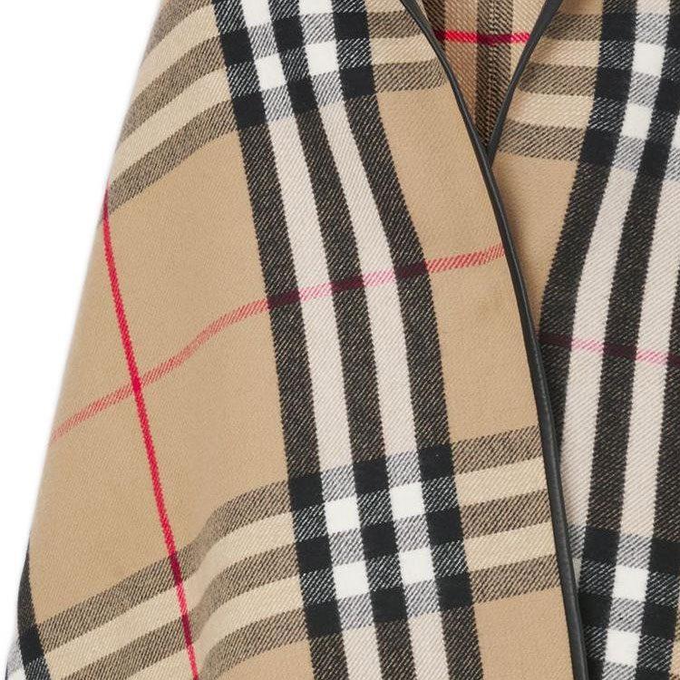 Burberry Women's Wool And Cashmere Mantel Coat Beige 80496921