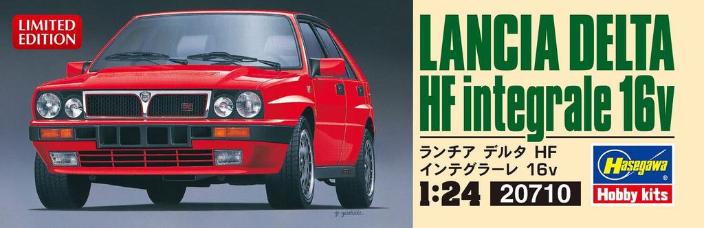 Hasegawa Lancia Delta HF Integrale 16V Plastic Model 20710 1/24 (Car)