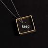 "European & American Double-Layer Love Necklace: Hip-Hop Inspired Long Sweater Chain for Women"
