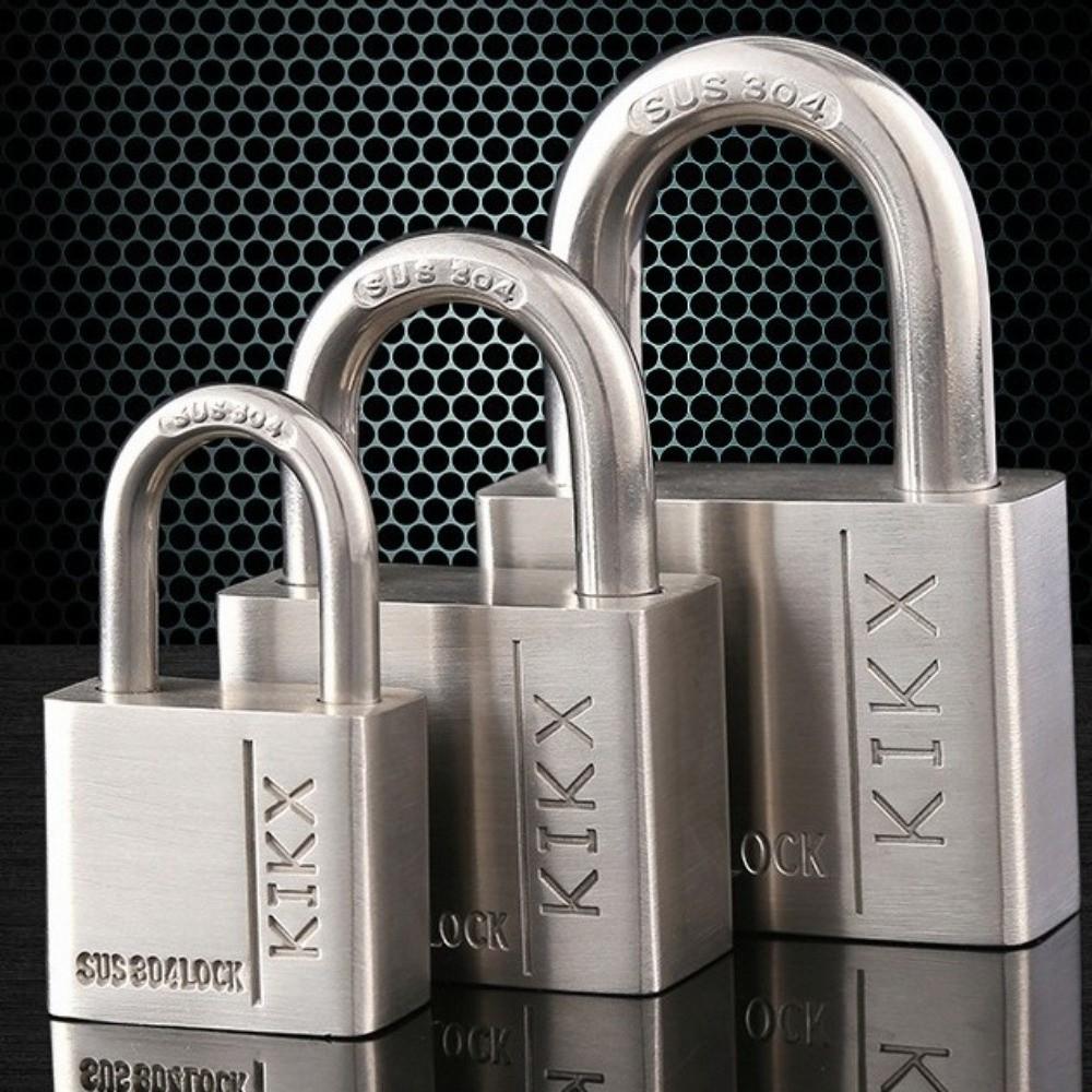 304 Stainless Steel Dormitory Cabinet Padlock Anti-theft Secure Suitcase Security Lock Waterproof