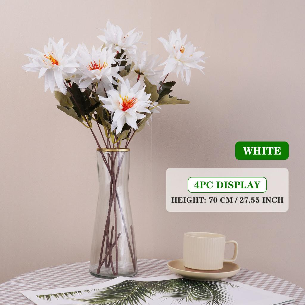 Artificial Flower Silk Single Flower Wedding Beautiful plant  for Room Home Christmas Decoration 70cm/27.55inch