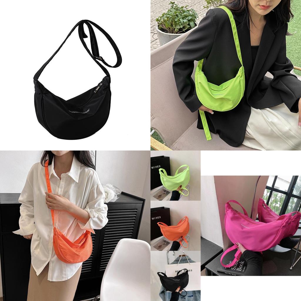Stylish Nylon Small Shoulder Bag Chic Urban Design Underarm Bag For Women 2023