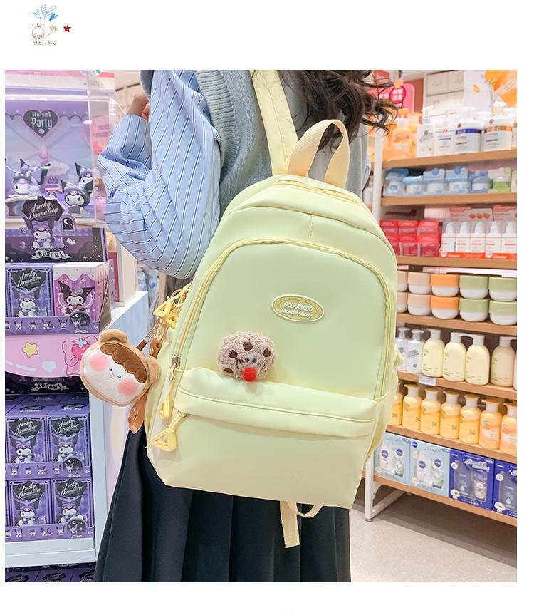 Schoolbag1011 New Mini Backpack Versatile College Student Small School Bag Women's Commuter Mommy Bag Women's Travel Backpack