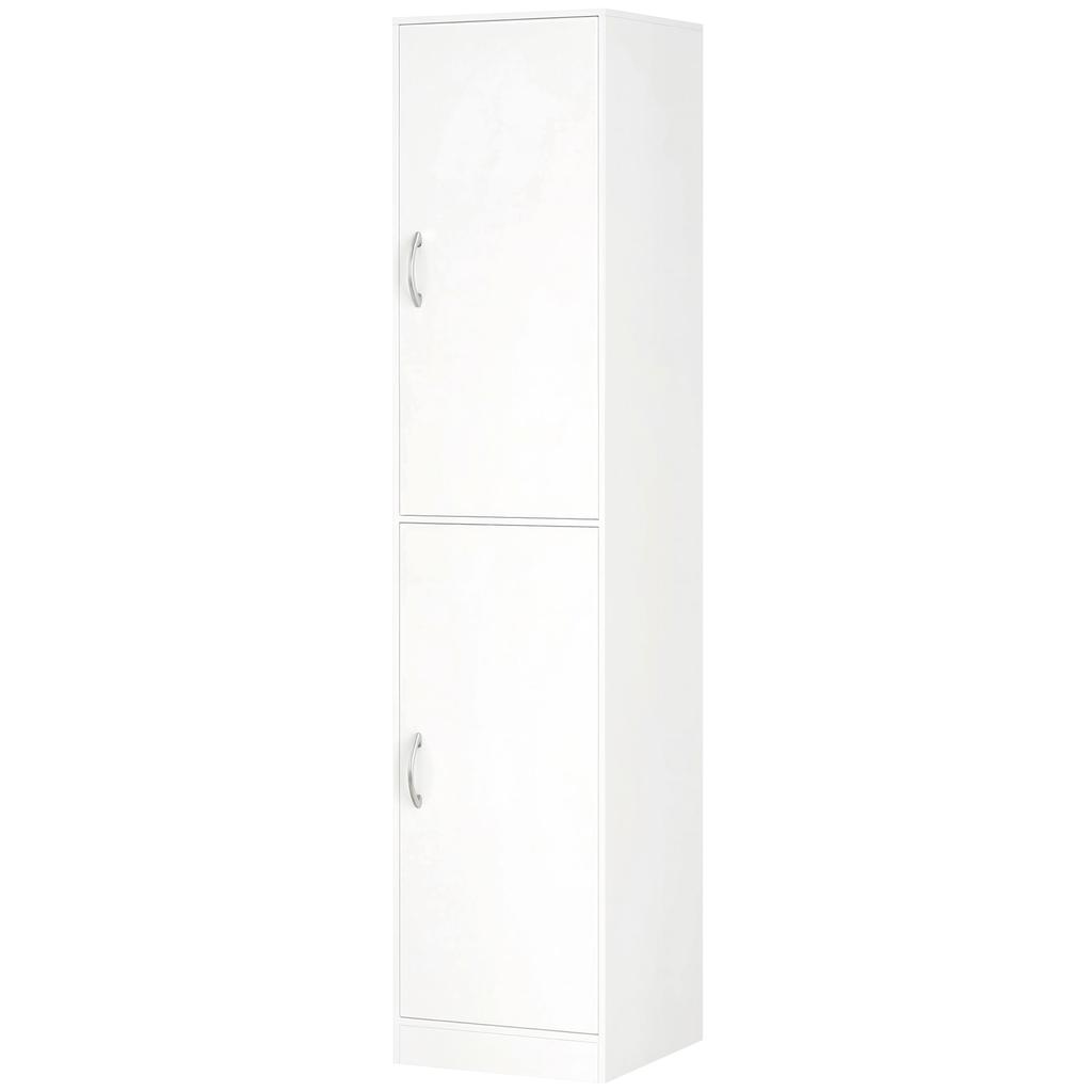 180 cm Tall Bookshelf, Modern 5-Tier Shelf with Adjustable Shelves, Freestanding Storage Cabinet, White