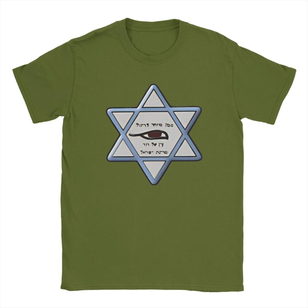 Unisexs Mossad Badge T Shirts  Cotton Clothes Novelty Short Sleeve Round Neck Tee Shirt Plus Size TShirt
