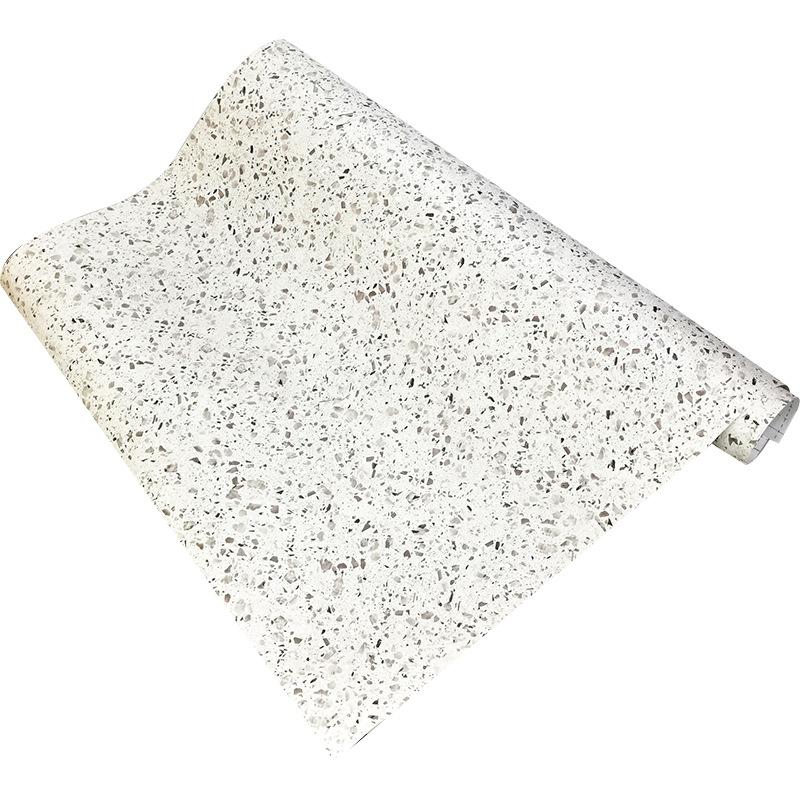 Terrazzo Peel and Stick Wallpaper Jazz White Marble Self-adhesive Wallpaper Kitchen Wall Paper Self-adhesive Wall Stickers