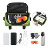 Bike Handlebar Bag Bicycle Front Frame Storage Bag Mobile Phone Mount Bag with Removable Shoulder