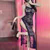 Sex Underwear Sexy Pajamas Qqny Uniform Temptation Abstinence Suit Lace Suspenders Temptation Cheongsam Woman