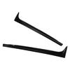 2pcs Rear Window Side Spoiler Glossy Black ABS Beveled Cover Replacement for MK5 2011?2017