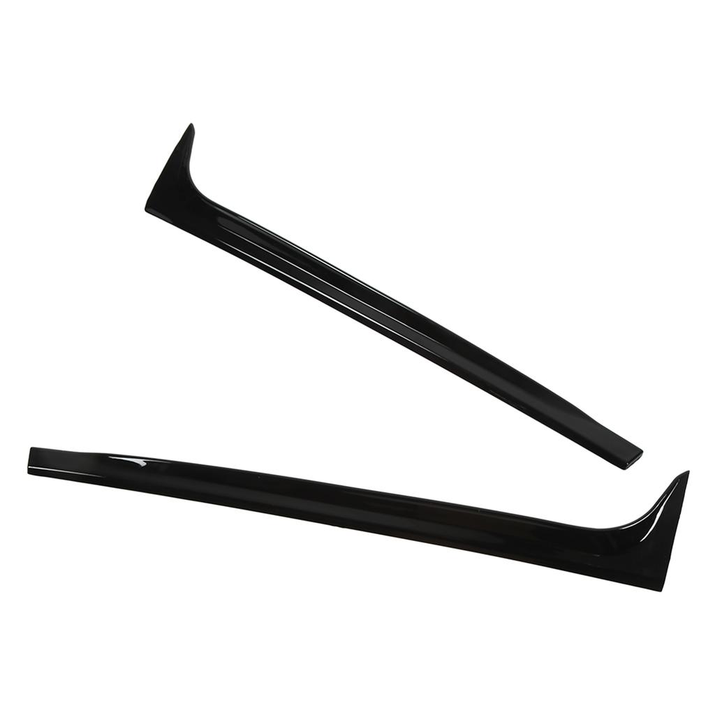 2pcs Rear Window Side Spoiler Glossy Black ABS Beveled Cover Replacement for MK5 2011?2017