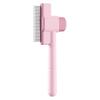 Pet Hair Remover Dog Comb Self Cleaning Dog Comb Pet Hair Remover One Button Massage Brush for Cats Grooming Easy Clean