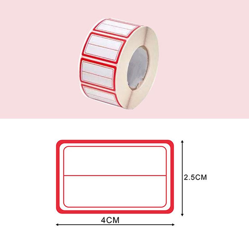 1Roll Can Write Label Stickers Food Classification Labels Adhesive Paper Home Office Gift Stickers Outdoor Gadgets