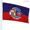 2D Flat, 2D Flat - 1pc, Multi-Size Optional, Single-Sided Printing, 1pc 6/19 Juneteenth Independence Day Freedom Day Flag Outdoor Decoration Banner Ga