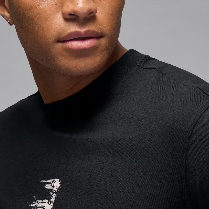 Jordan Dri-FIT Skin-Friendly Comfortable Printed Crew Neck T-Shirt Men tops HQ9038-010