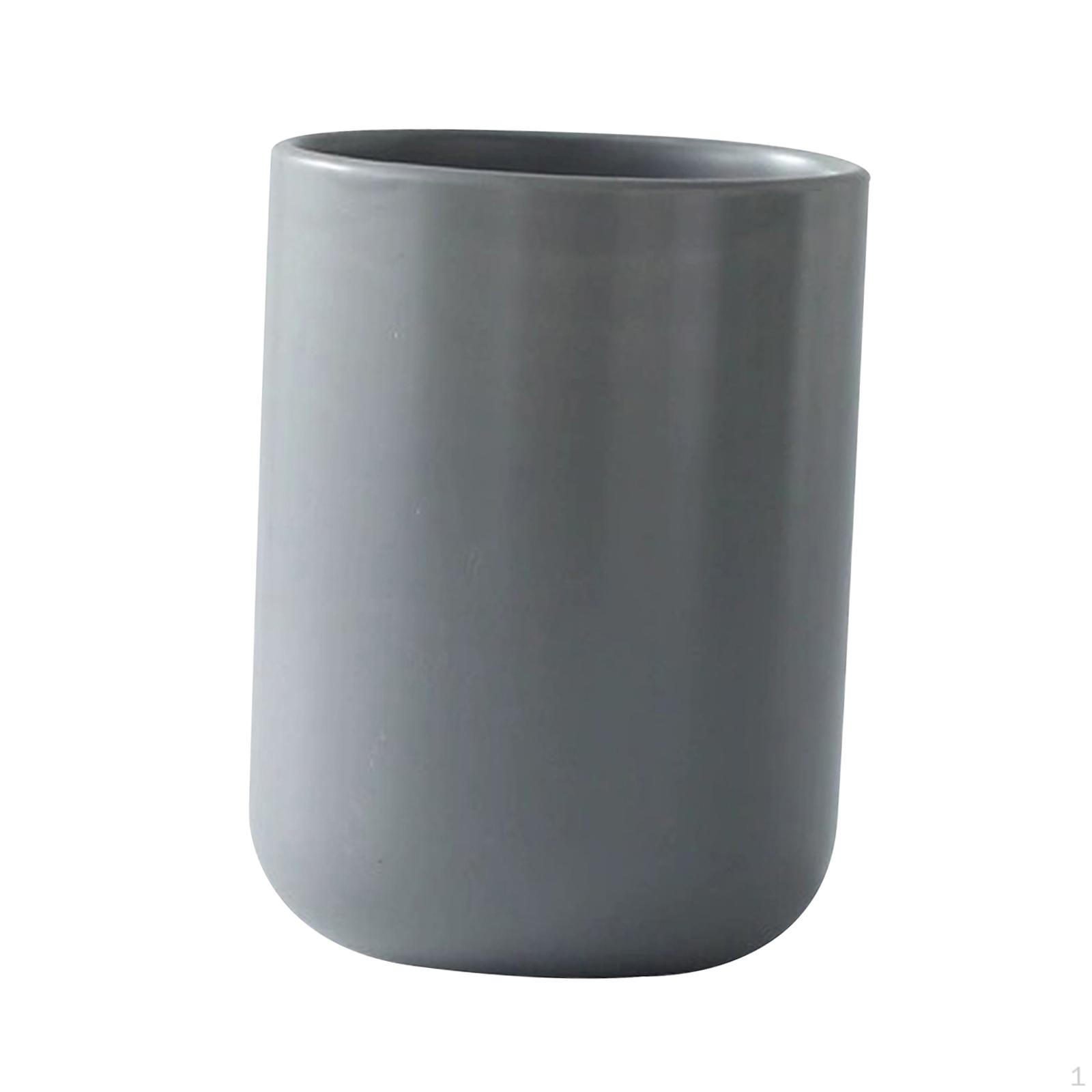 

Керамический ящик для хранения кухонной утвари серый