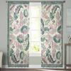 Famous Ethnic Flower Fantasy Paisley Sheer Curtains for Kids Bedroom Living Room Voile Window Curtains Tulle Drapes