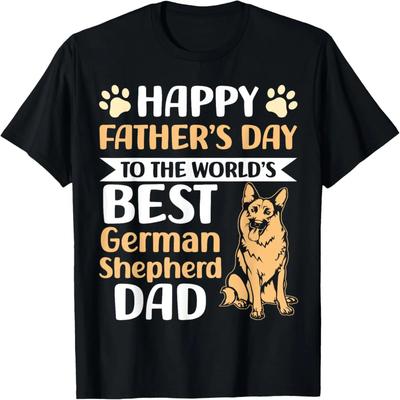 Happy Father's Day To The World Best German Shepherd Dad T-Shirt