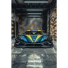 Luxus Sportwagen Blechschild, Wanddekoration für Garage, Büro & Wohnzimmer, Geschenk für Autoenthusiasten