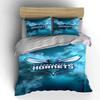 "Charlotte Hornets Logo Bedding Set" Print Bedding Set Duvet Cover Pillowcases (1* Duvet Cover 2* Pillowcases Do Not Include Comforter)