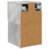 Bedside Cabinet Concrete Grey 29 x 31.5 x 49 cm Particleboard
