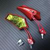 8 Colors Motorbike Motorcycle Rear View Mirror Moto Accessories Unviersal 8MM 10MM Scooter Mirror Motocross Rearview