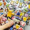 8Pcs Cartoon Pokmon Pikachu 3D Bubble Sticker Home Bedroom Diy Decor Mural Art Decals Children'S Gifts Adesivi Per Frigo