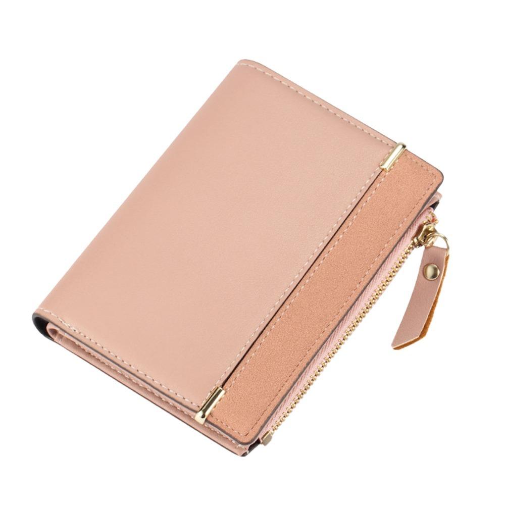 Holiday Present Lightweight Women Purse Fashionable PU Buckle Purse Compact Delicate Coin Purse Outdoor