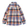 Men's Long-sleeved Plaid Shirt Loose Jacket Men's and Women's Shirt Versatile Casual Japanese Men's Cardigan