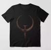 QUAKE 1 LOGO GAME T Shirt BLACK WHITE SIZES FROM S TO 5XL 86