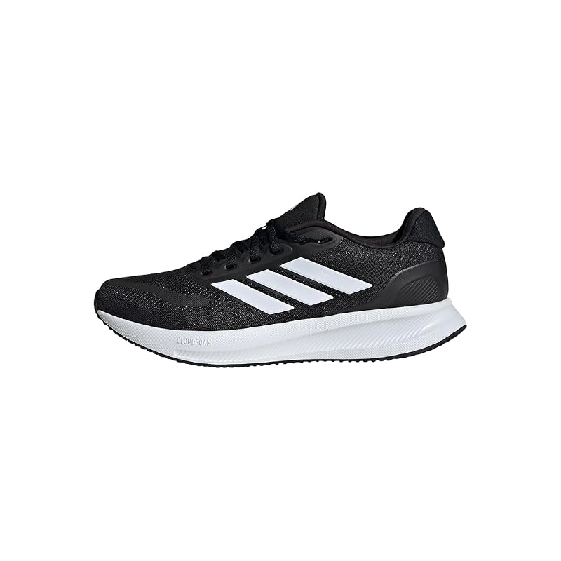 Adidas CoreRunner 5 Running Shoes, Unisex, Adult, NKE45, Core Black/Footwear White/Core Black (IH7758), Size 26.5 cm